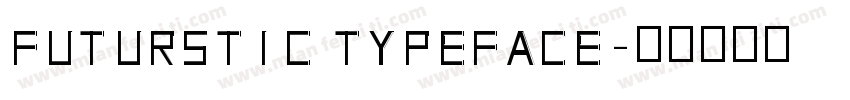 futurstic typeface字体转换